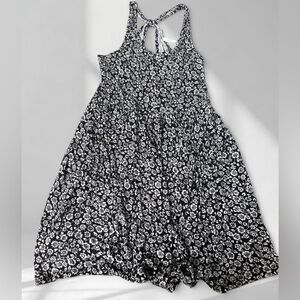 Kimchi Blue Black and White Floral Sundress
